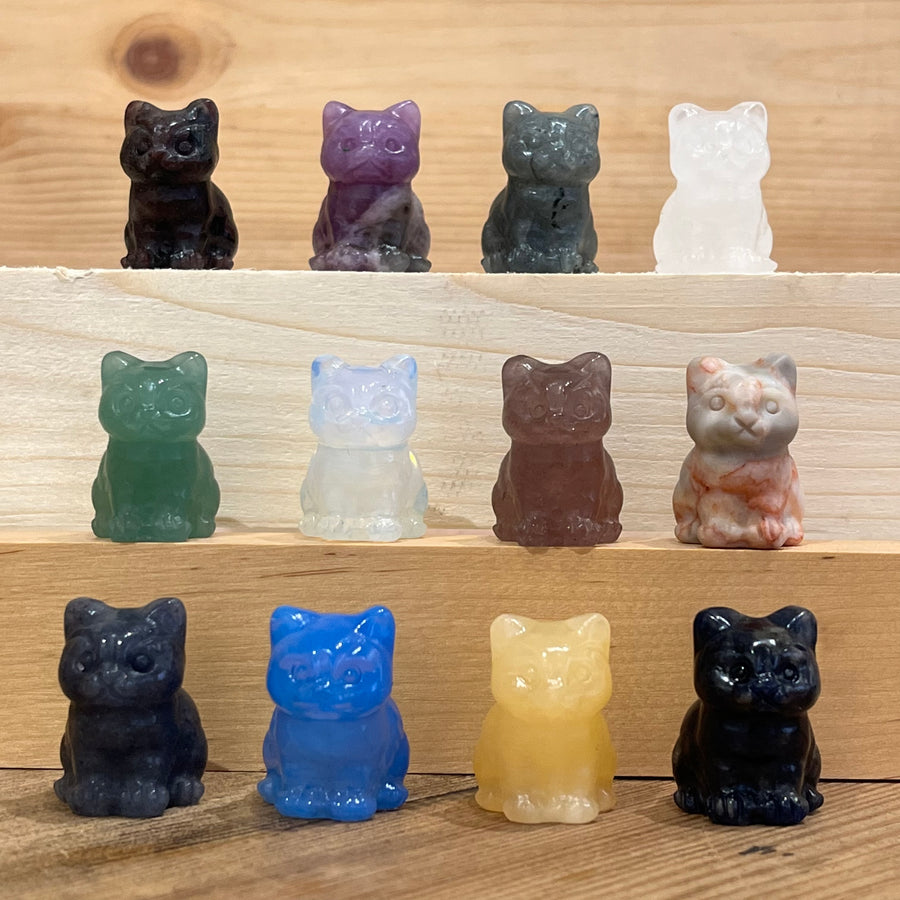 Lucky Gemstone Cats