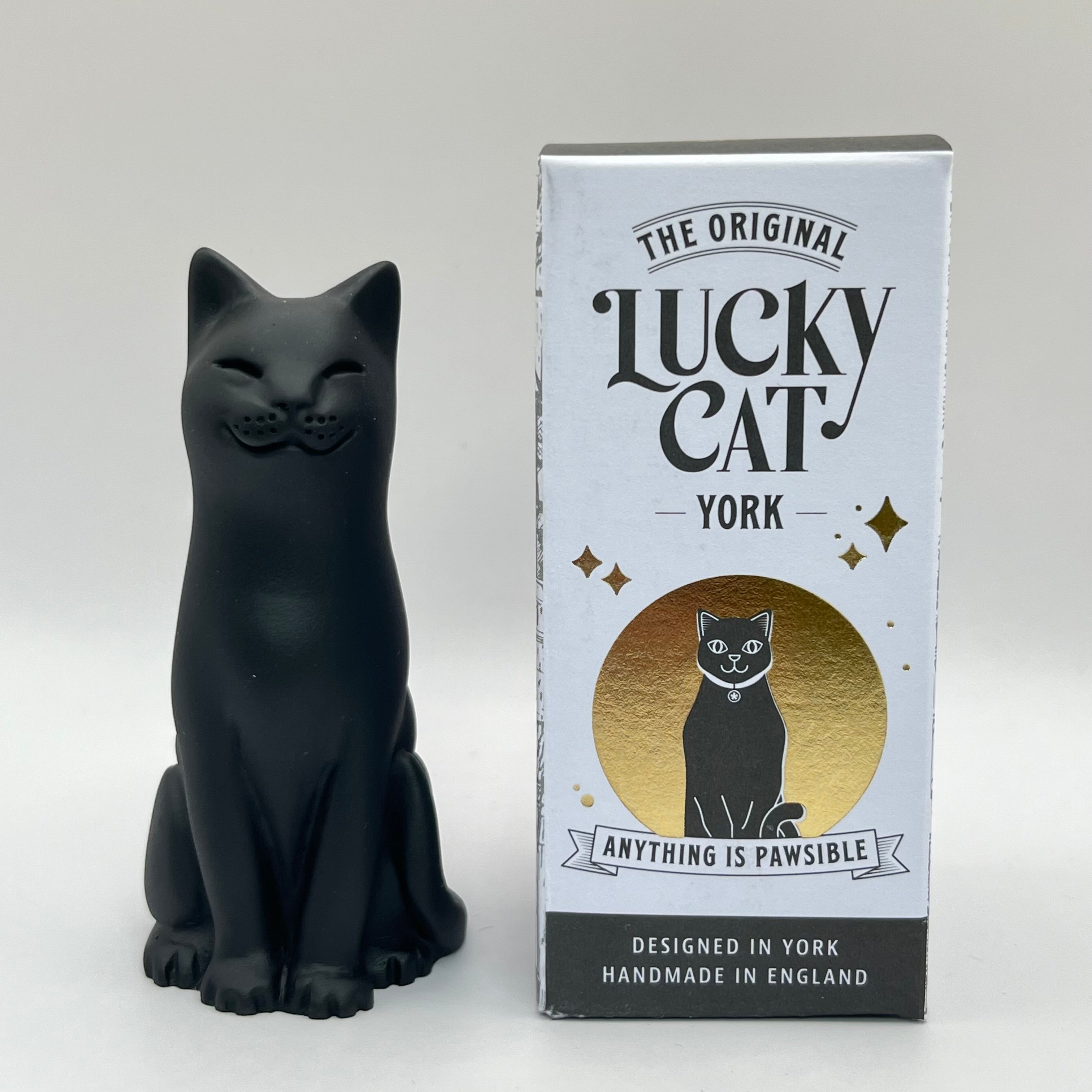 Black Original Lucky Cat – The Cat Gallery - Main Image