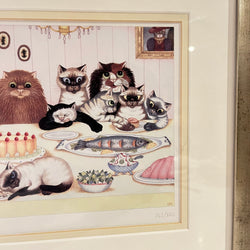 The Wedding Breakfast, Vintage Linda Jane Smith Framed Limited Edition Print