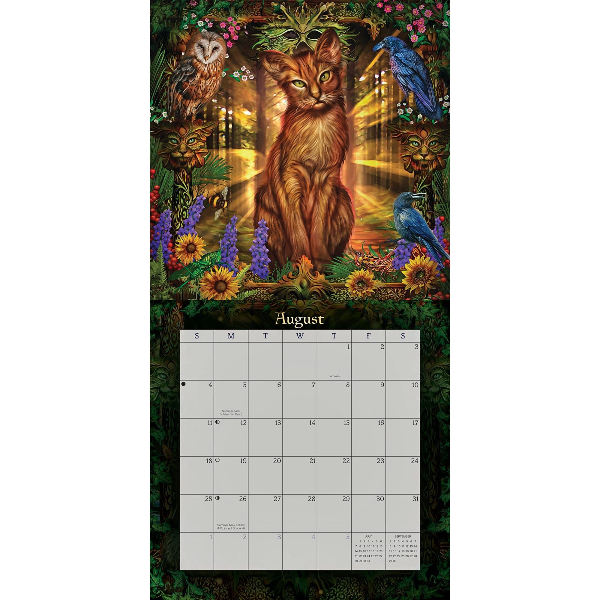Magical Mystical Cats 2024 Wall Calendar The Cat Gallery