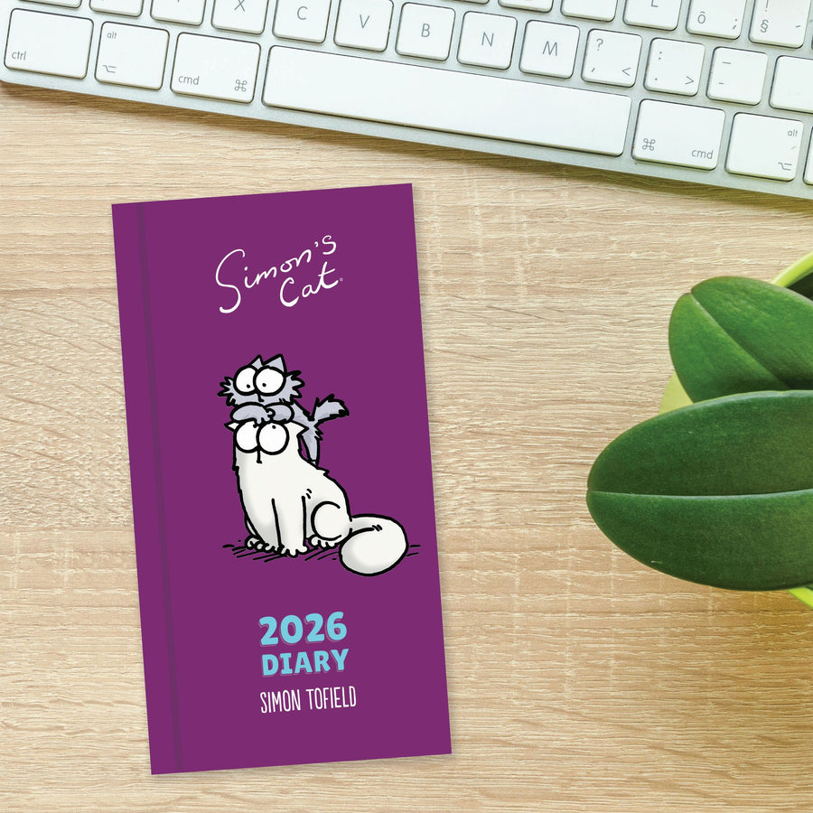 Simon's Cat 2026 Slim Diary