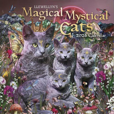 Magical Mystical Cats 2026 Wall Calendar