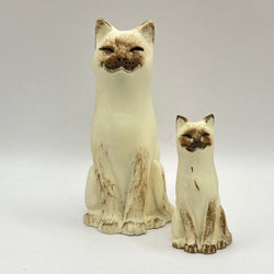 Hand-Painted Chocolate Point Original Lucky Cat