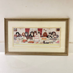 The Wedding Breakfast, Vintage Linda Jane Smith Framed Limited Edition Print