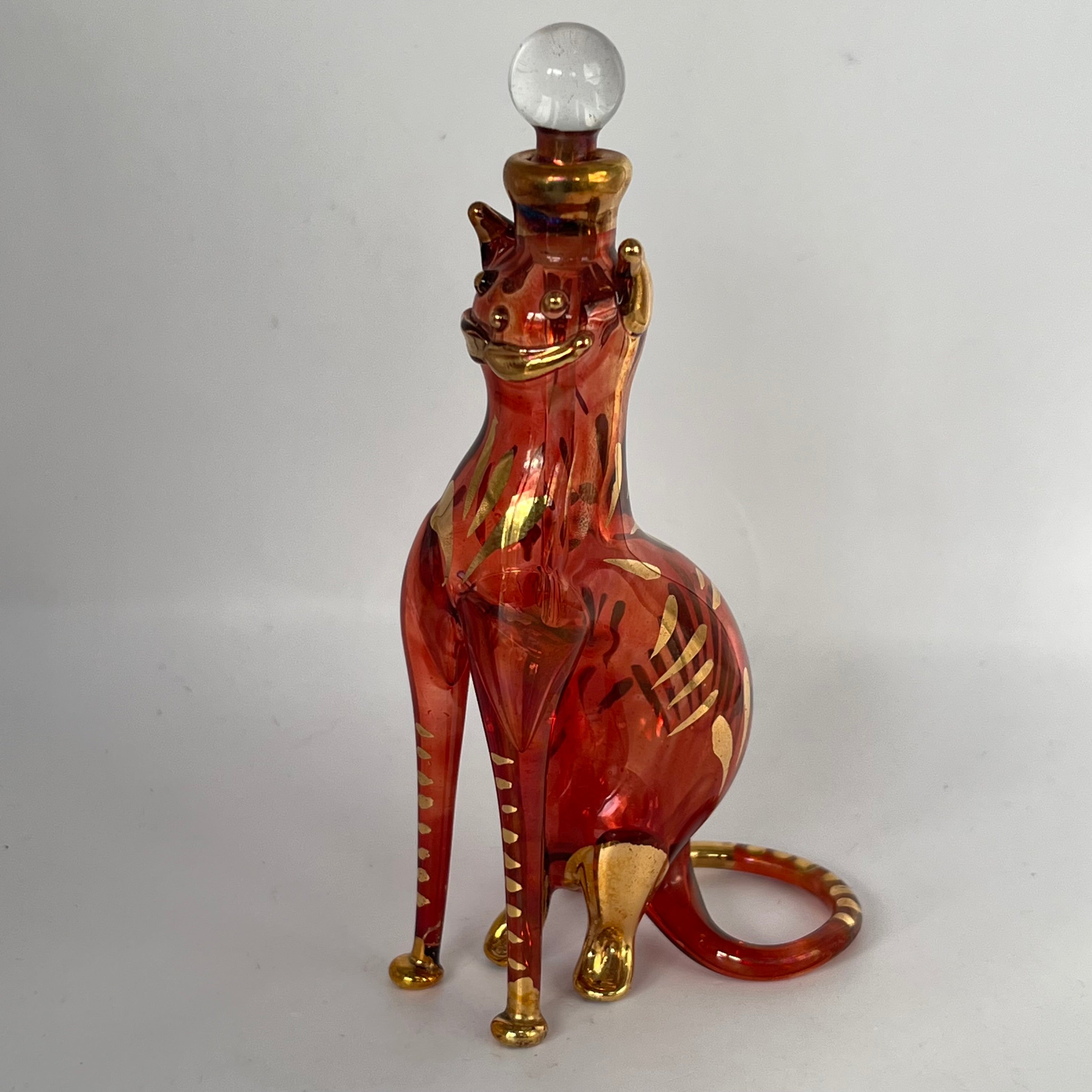 Vintage 20th Century Perfume Bottle Likely Egyptian