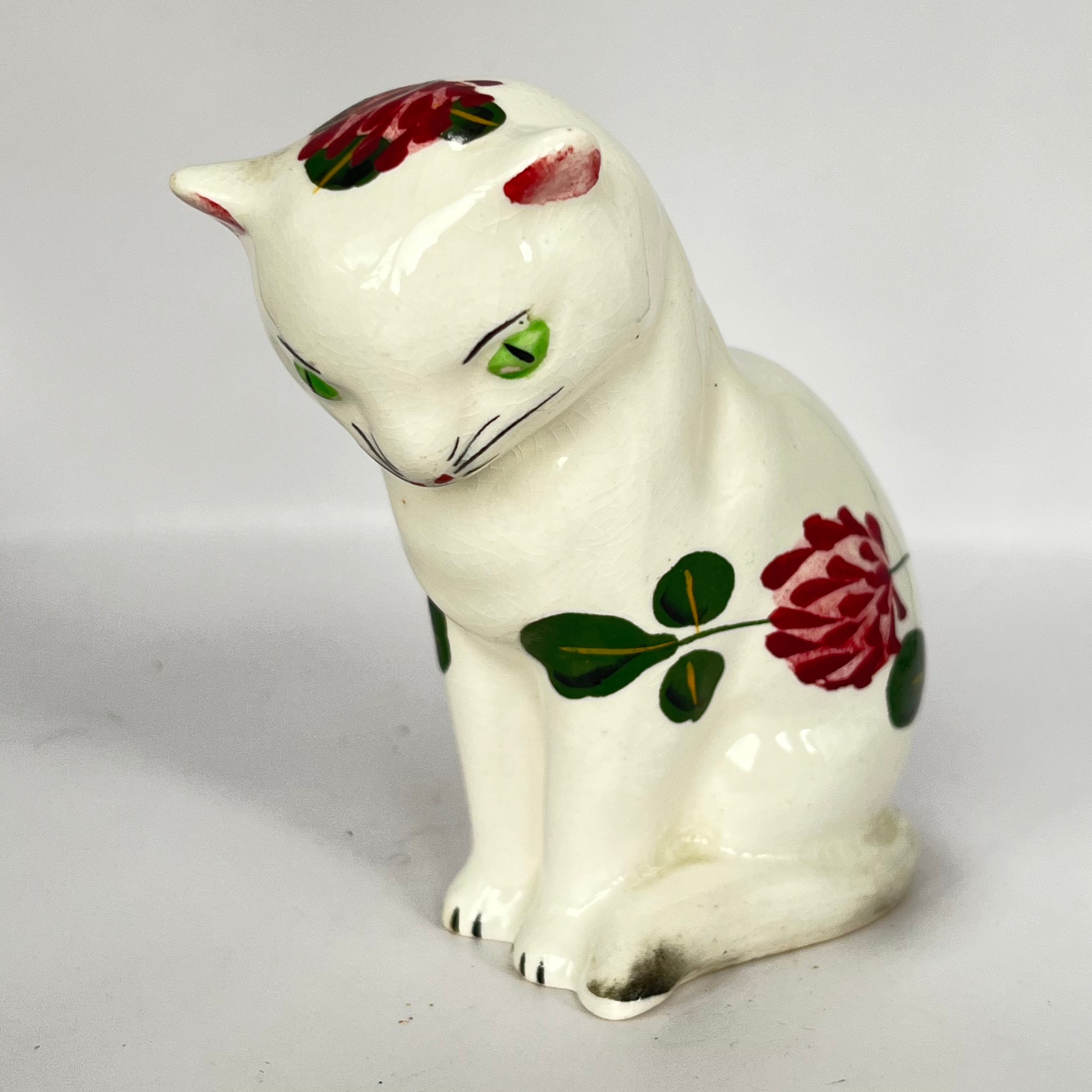 Vintage Plichta London Cat Clover Decoration 8.5cm