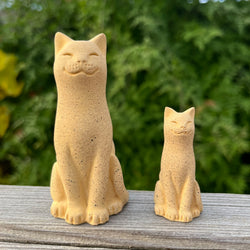 Cotswold Stone Feral Cat & Kitten Pair