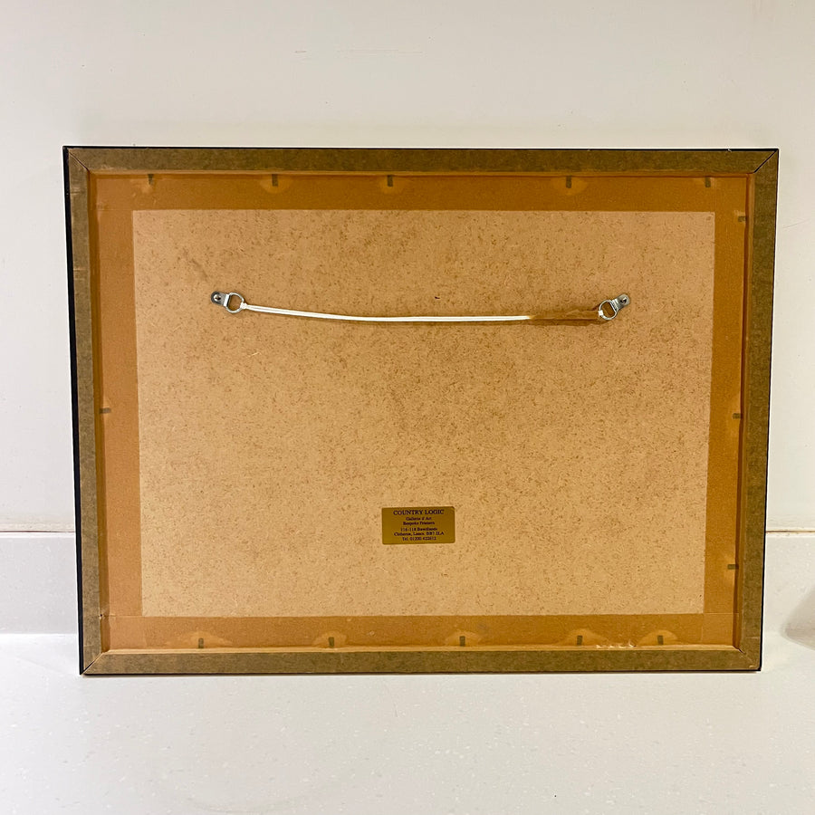 Old Cat Donald's Farm, Vintage Linda Jane Smith Framed Limited Edition Print