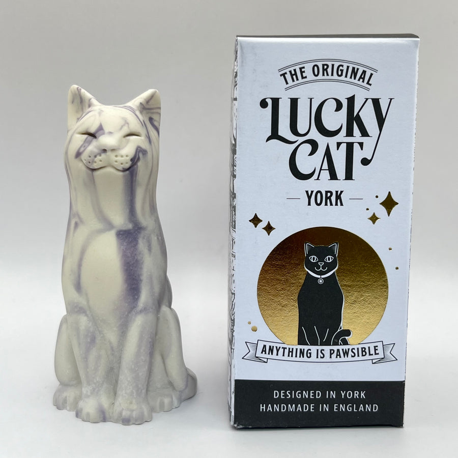 Lavender & White Original Lucky Cat