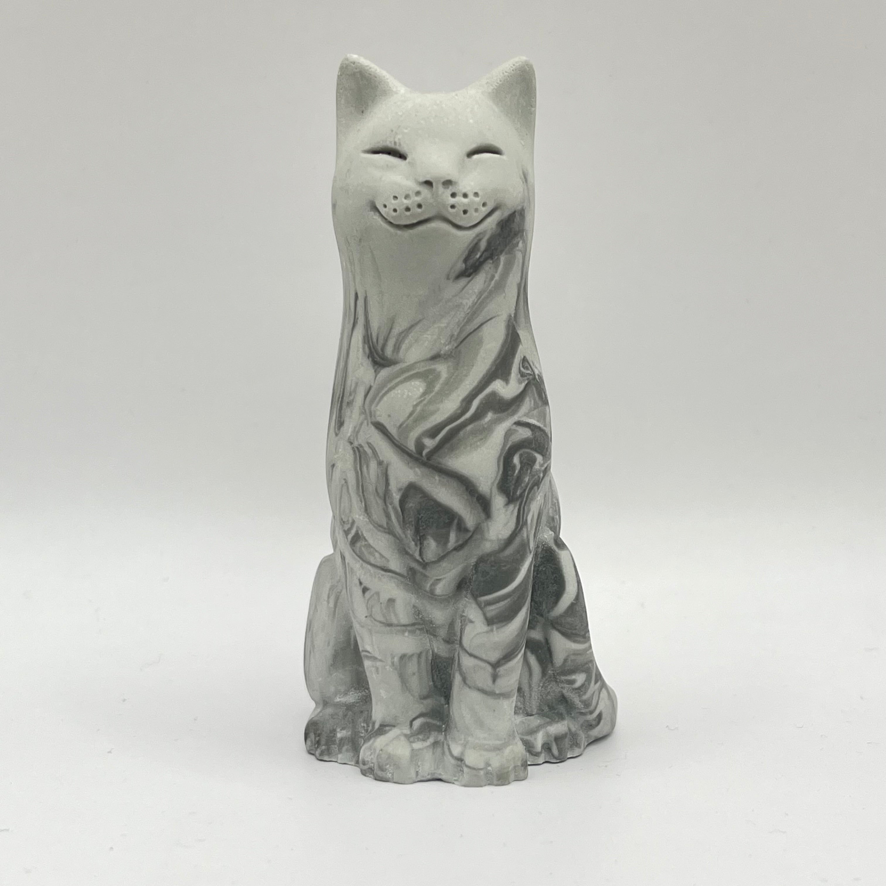 Grey Silver Tabby Original Lucky Cat
