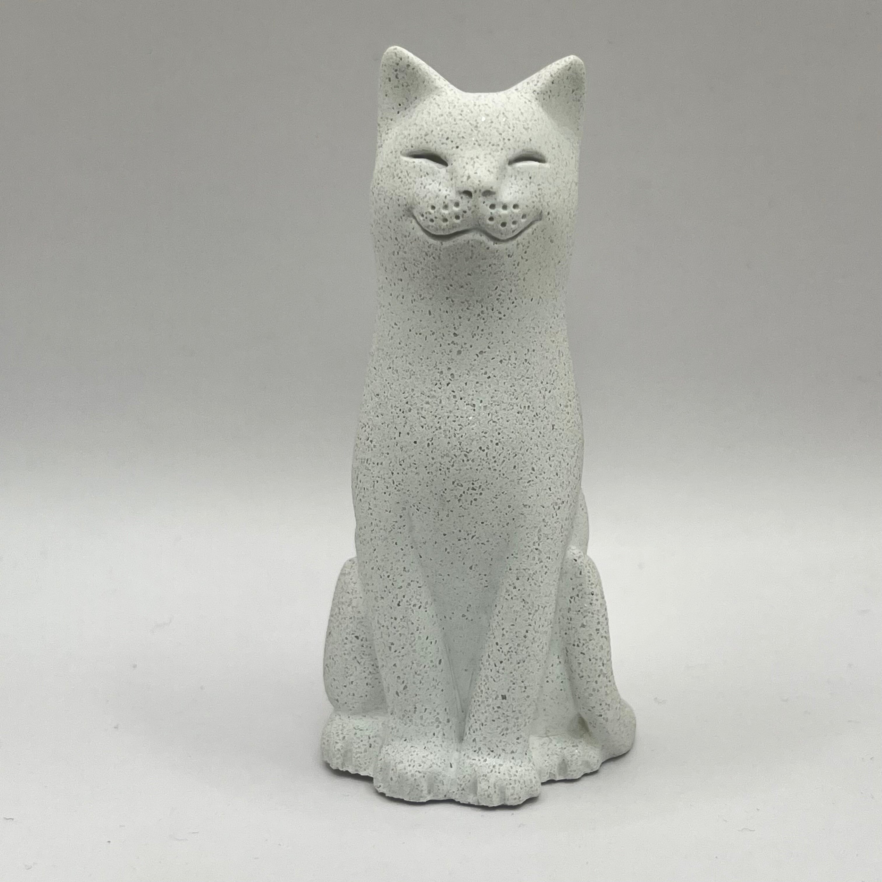 White Marble Stone Original Lucky Cat