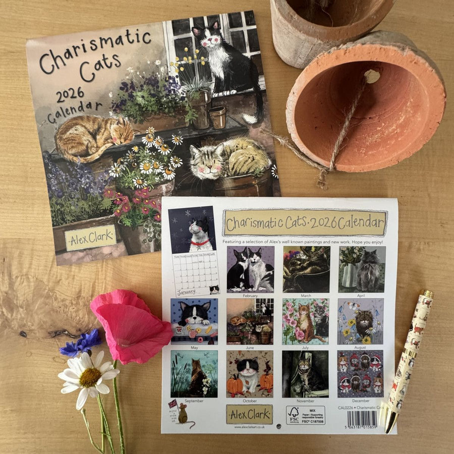 2026 Charismatic Cats Calendar by Alex Clark