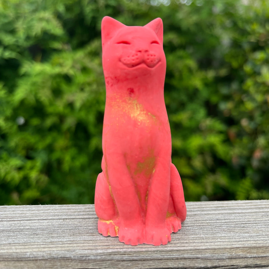 The Gilded Lucky Cat - Antique Gold