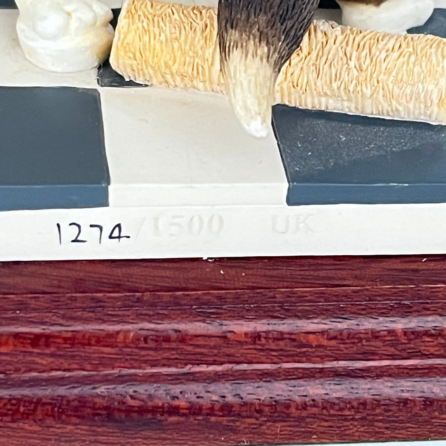 Vintage In The Tub Comic & Curious Cats A3884 RARE LTD EDN