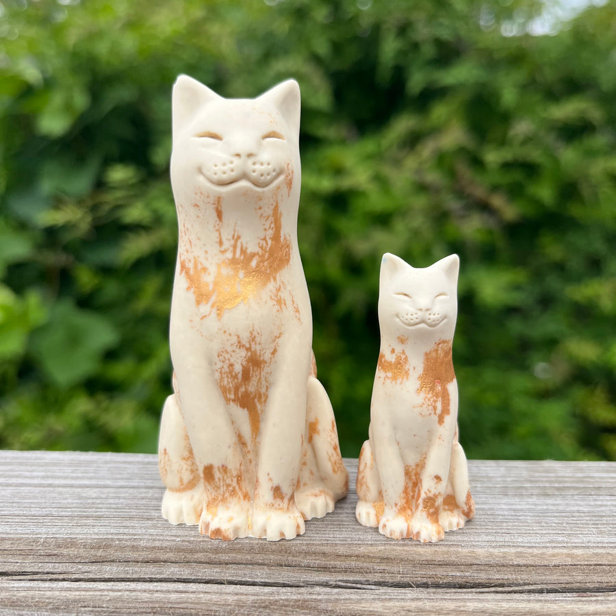 The Gilded Lucky Cat - Antique Gold