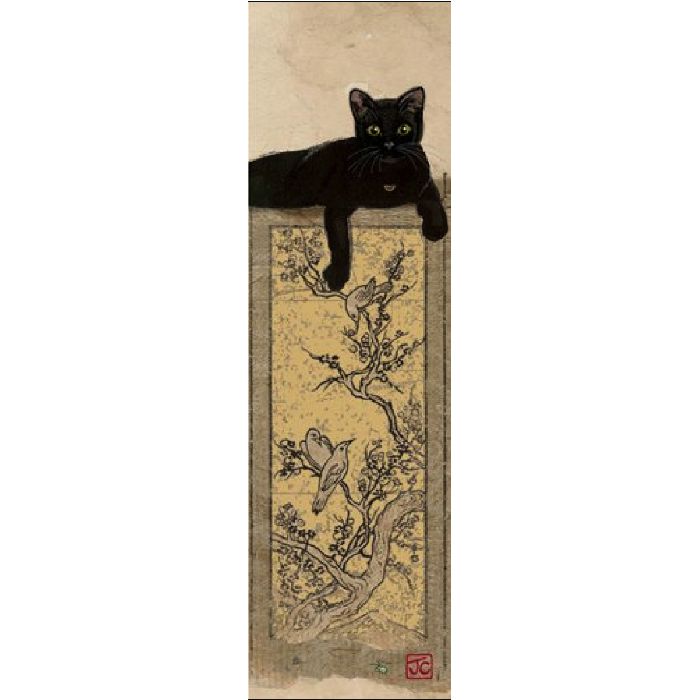 Black Cat Resting Bookmark