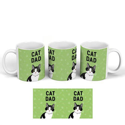 Cat Mum Mug, Black & White Cat