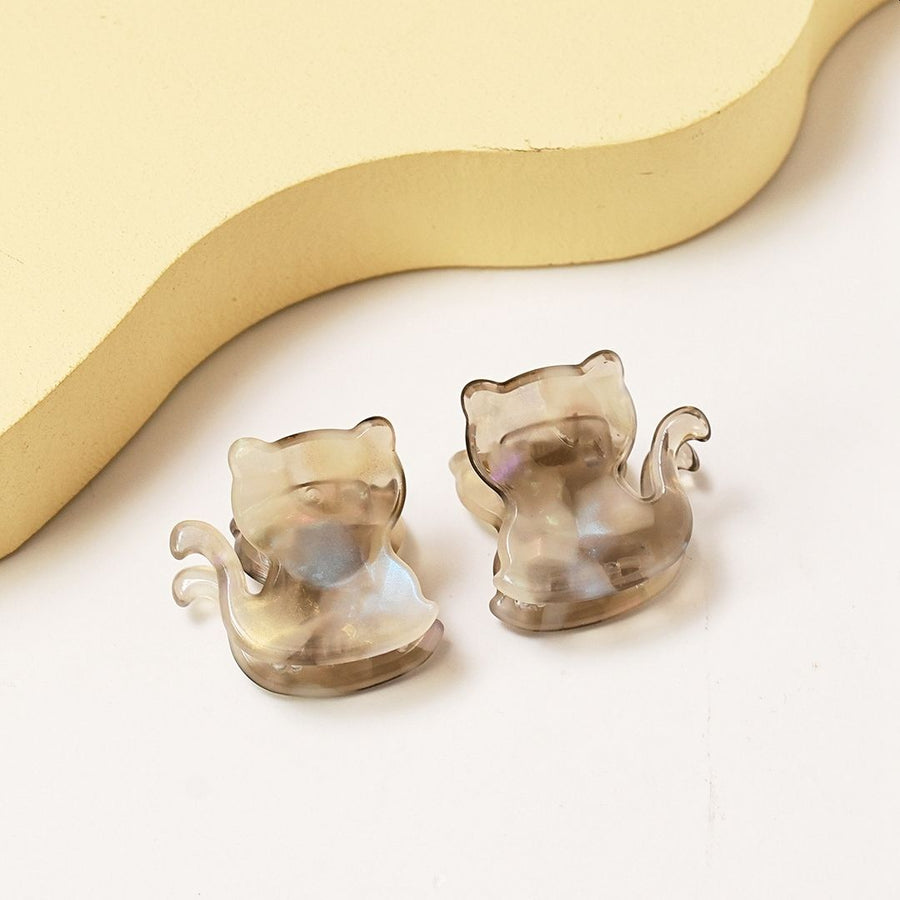 Pair of Cat Shaped Mini Hair Claws