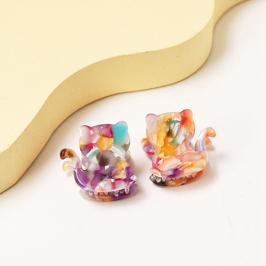 Pair of Cat Shaped Mini Hair Claws