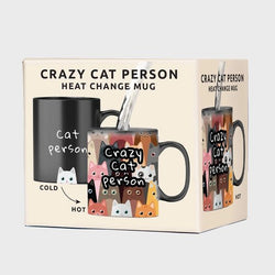 Cat Person Heat Changing Mug