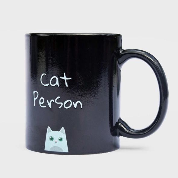 Cat Person Heat Changing Mug