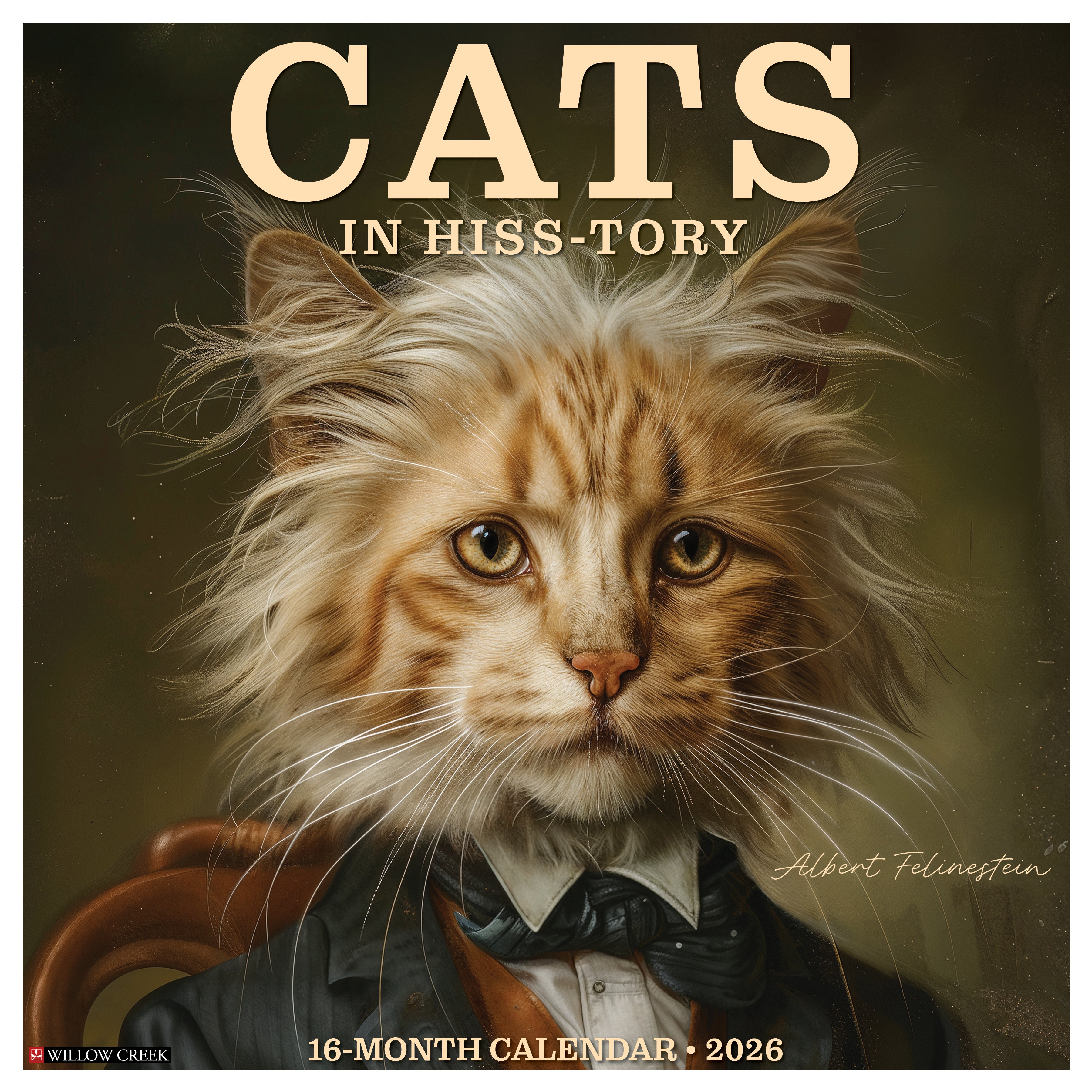 Cats in Hiss-tory 2026 Wall Calendar