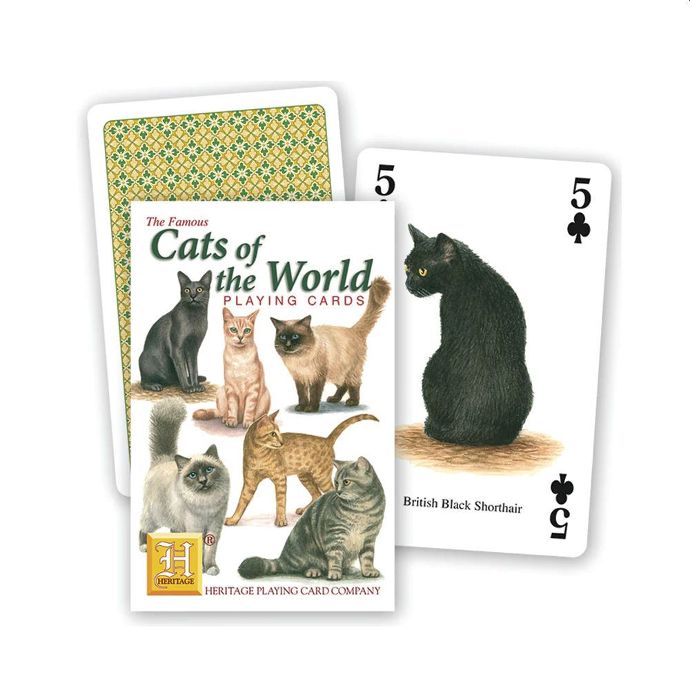 Cats of the World Playing Cards