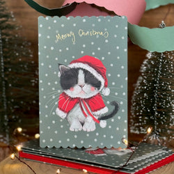 Christmas Kitten Cards, by Alex Clark
