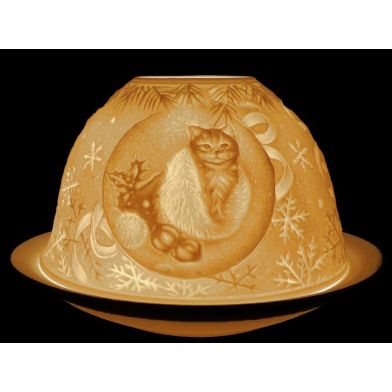 Christmas Kittens Glow Dome