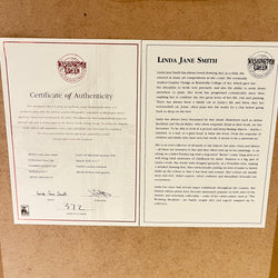 First Class Cats, Vintage Linda Jane Smith Framed Limited Edition Print