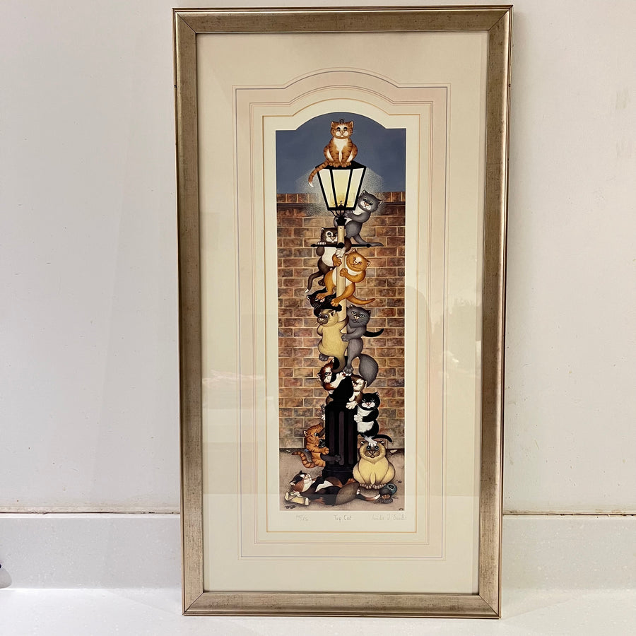 Top Cat, Vintage Linda Jane Smith Framed Limited Edition Print
