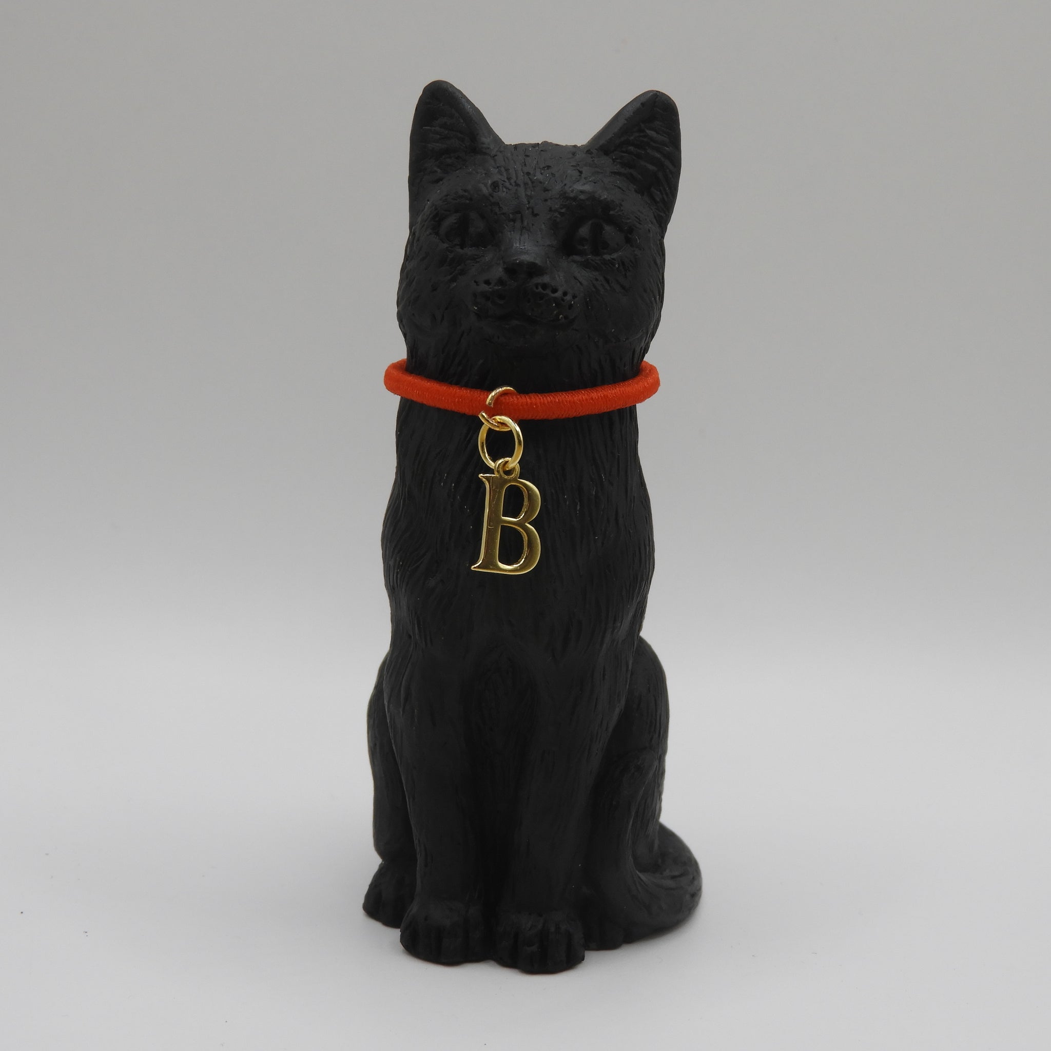 8cm Original Lucky Cat with Initial B Charm