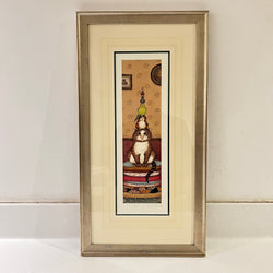 Balancing Act, Vintage Linda Jane Smith Framed Limited Edition Print