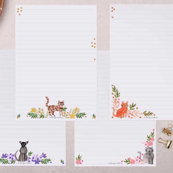 Feline Meadows Writing Paper Set