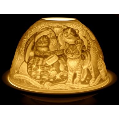 Festive Cats Glow Dome