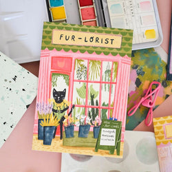 Fur-Lorist Cat Card