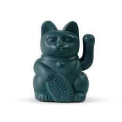 Maneki Neko Solar Cat by Donkey GREEN