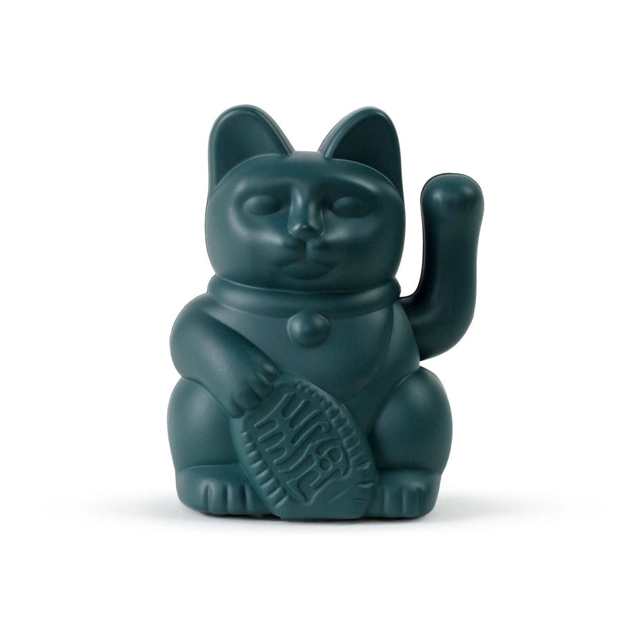 Maneki Neko Solar Cat by Donkey GREEN