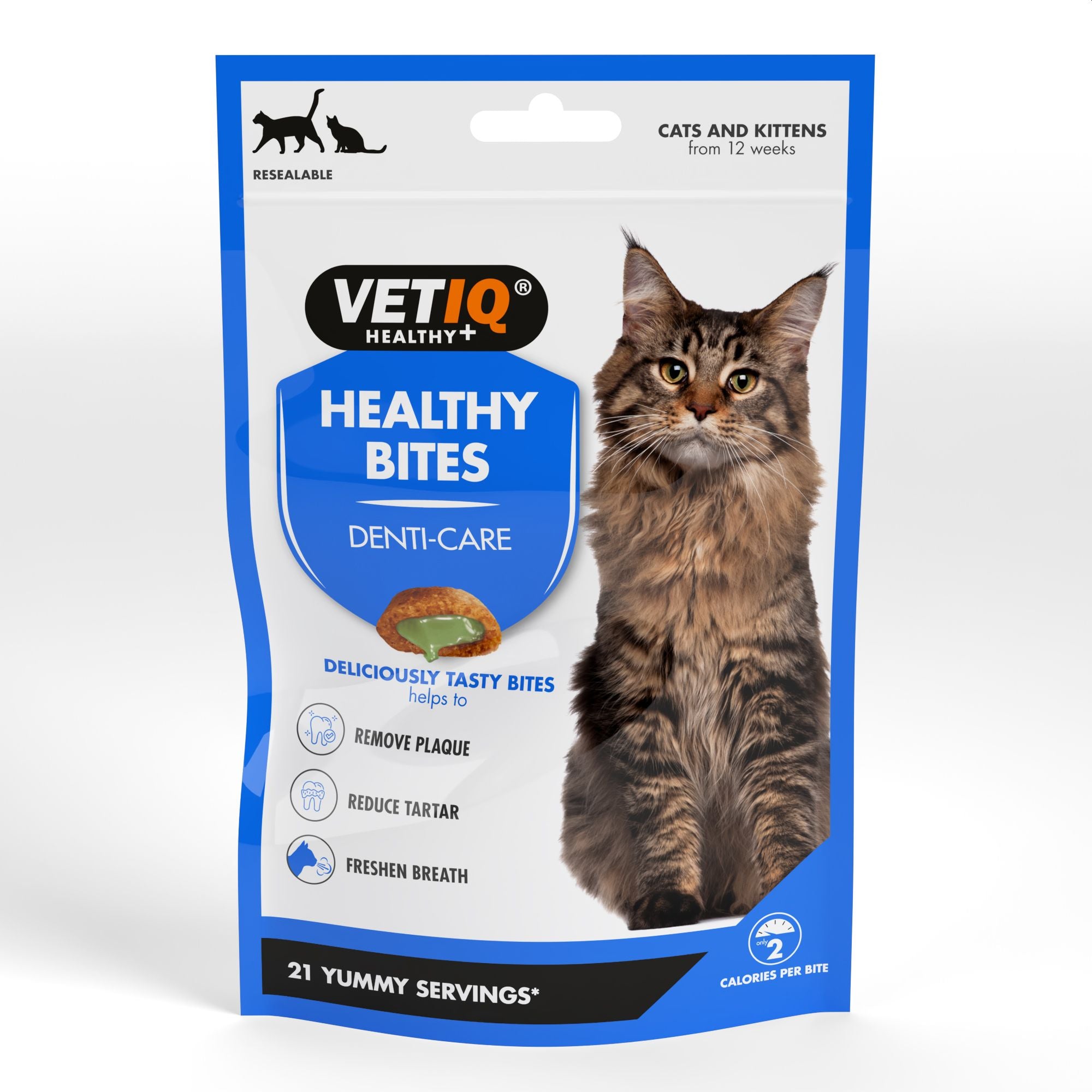 Vet IQ Healthy Bites Breath and Dental Cat Treats