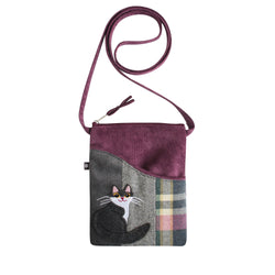 Kitty Grey Tweed Sling Bag