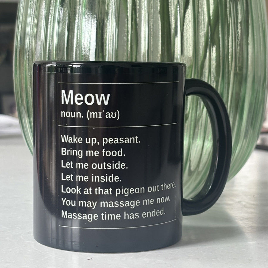 Meow Definition Mug