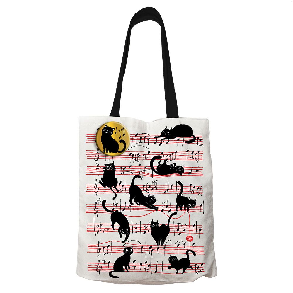 Musical Cats Tote Bag