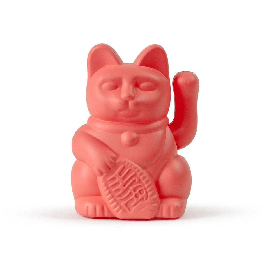 Maneki Neko Solar Cat by Donkey NEON ORANGE