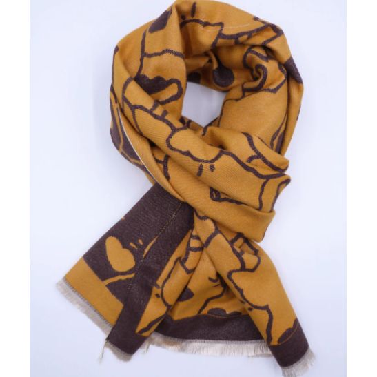 Outline Cat Warm Scarf