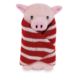 Penny Pig in Blanket Cat Toy