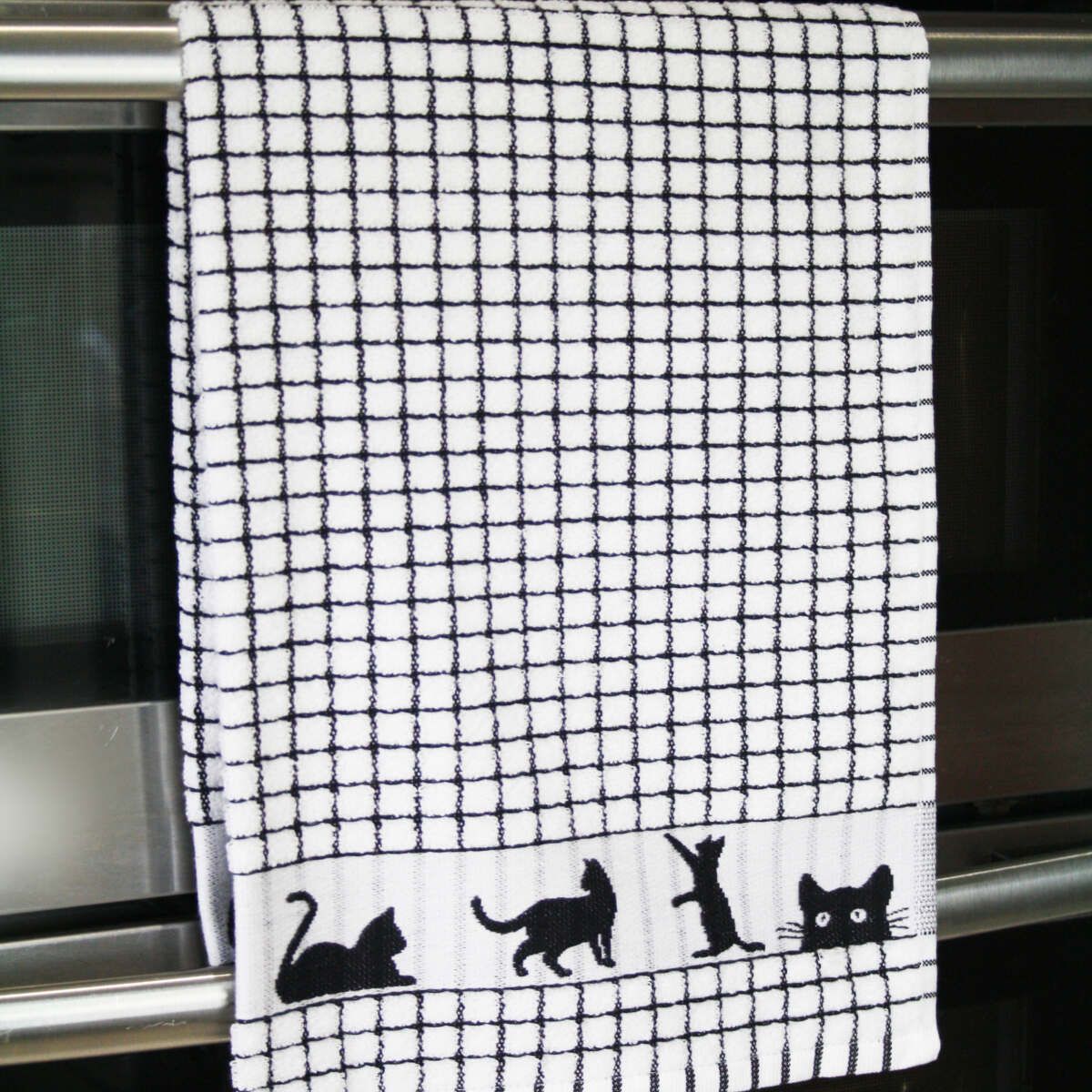 Black Cat poli-dri tea towel