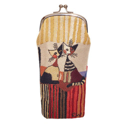 Rosina Wachtmeister Cat Tapestry Glasses Case