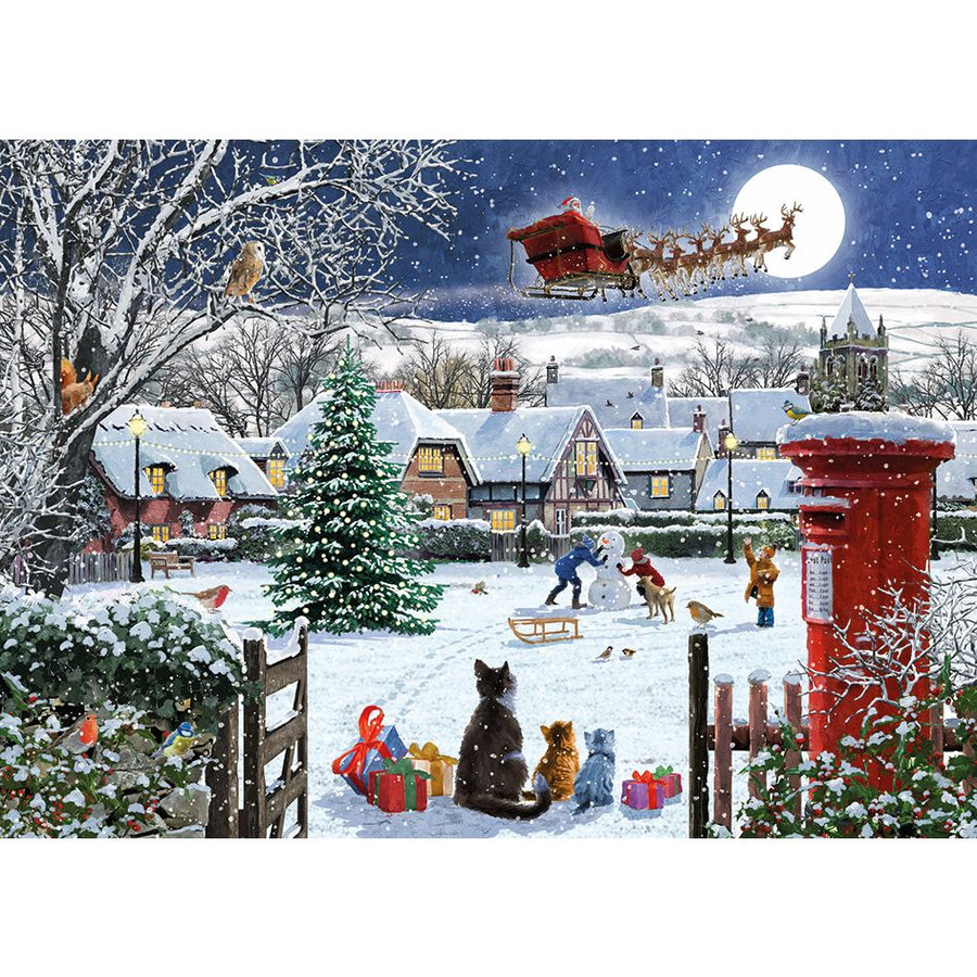 Santas Visit 1000 piece Jigsaw