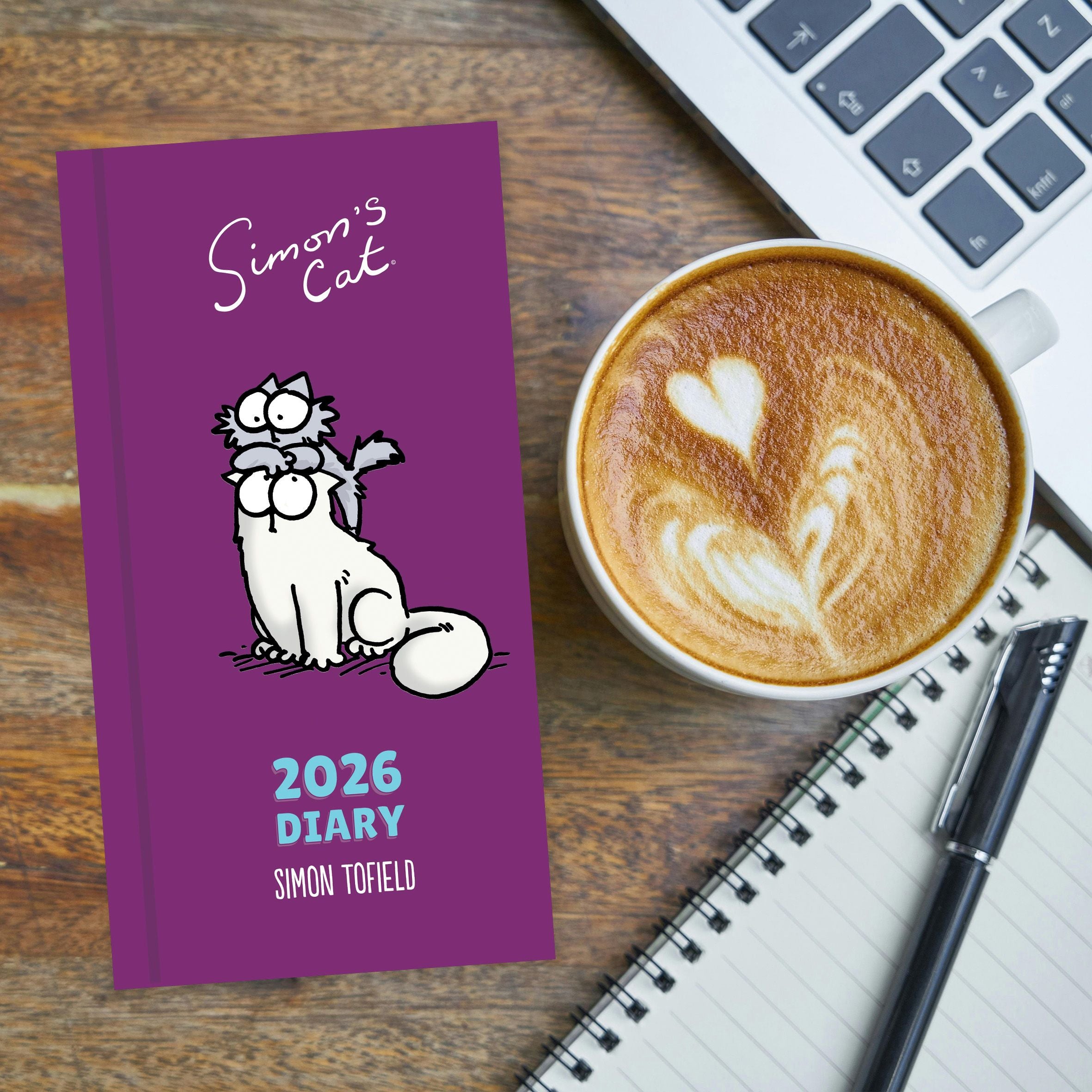 Simon's Cat 2026 Slim Diary