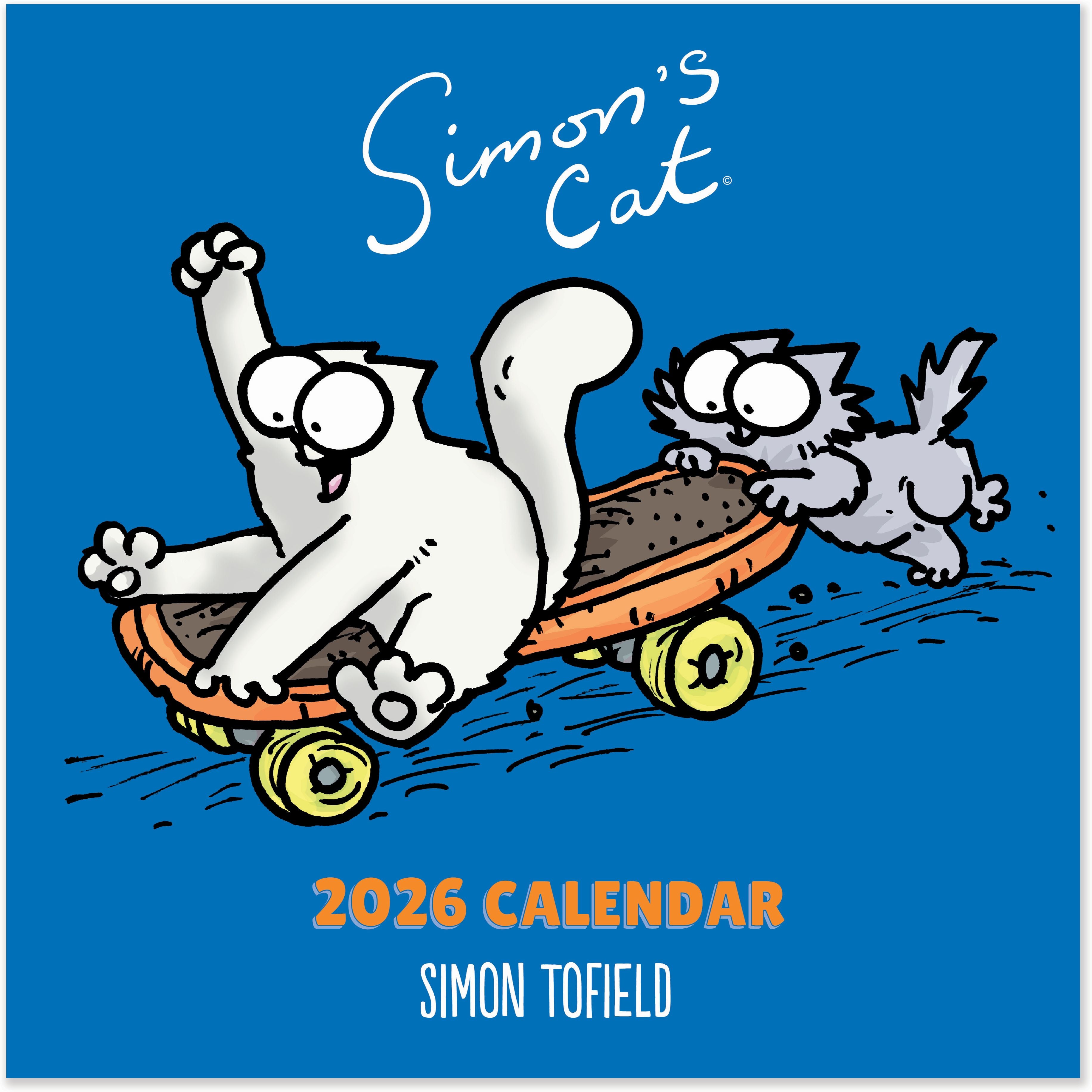 Simon's Cat 2026 Wall Calendar
